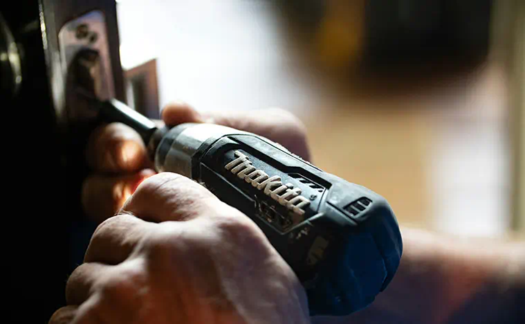 Property Management Services Maintenance A close up photo of a power drill.