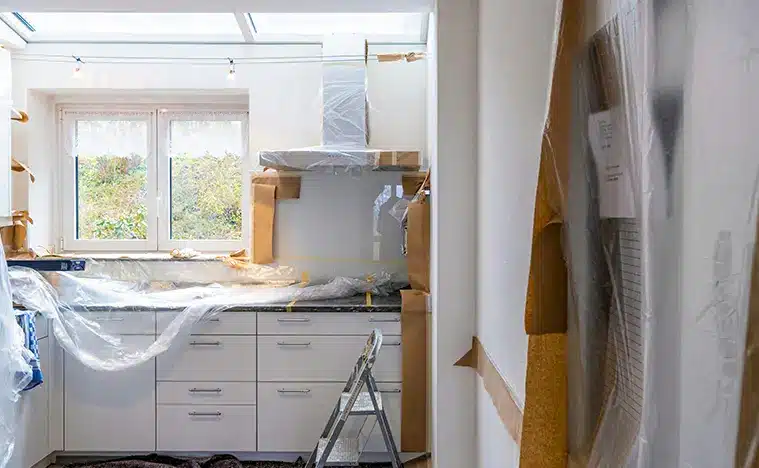 Property Management Services Distressed Properties An apartment under construction.