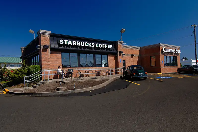 Starbucks Quiznos Newport Oregon