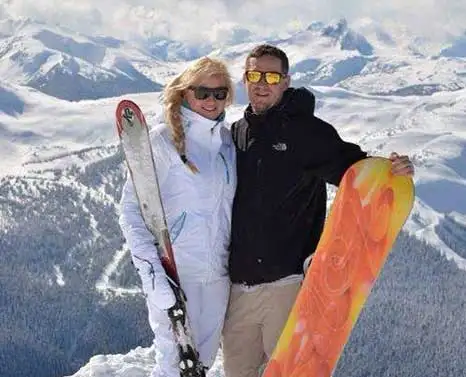 Bo Rushing skiing